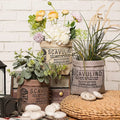 Nordic Kraft Paper Flower Pot Set 1 Piece With Fabric Finish For Home Decor