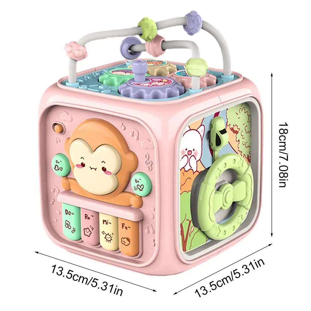 6 In 1 Toddler Educational Shape Sorter Musical Toy