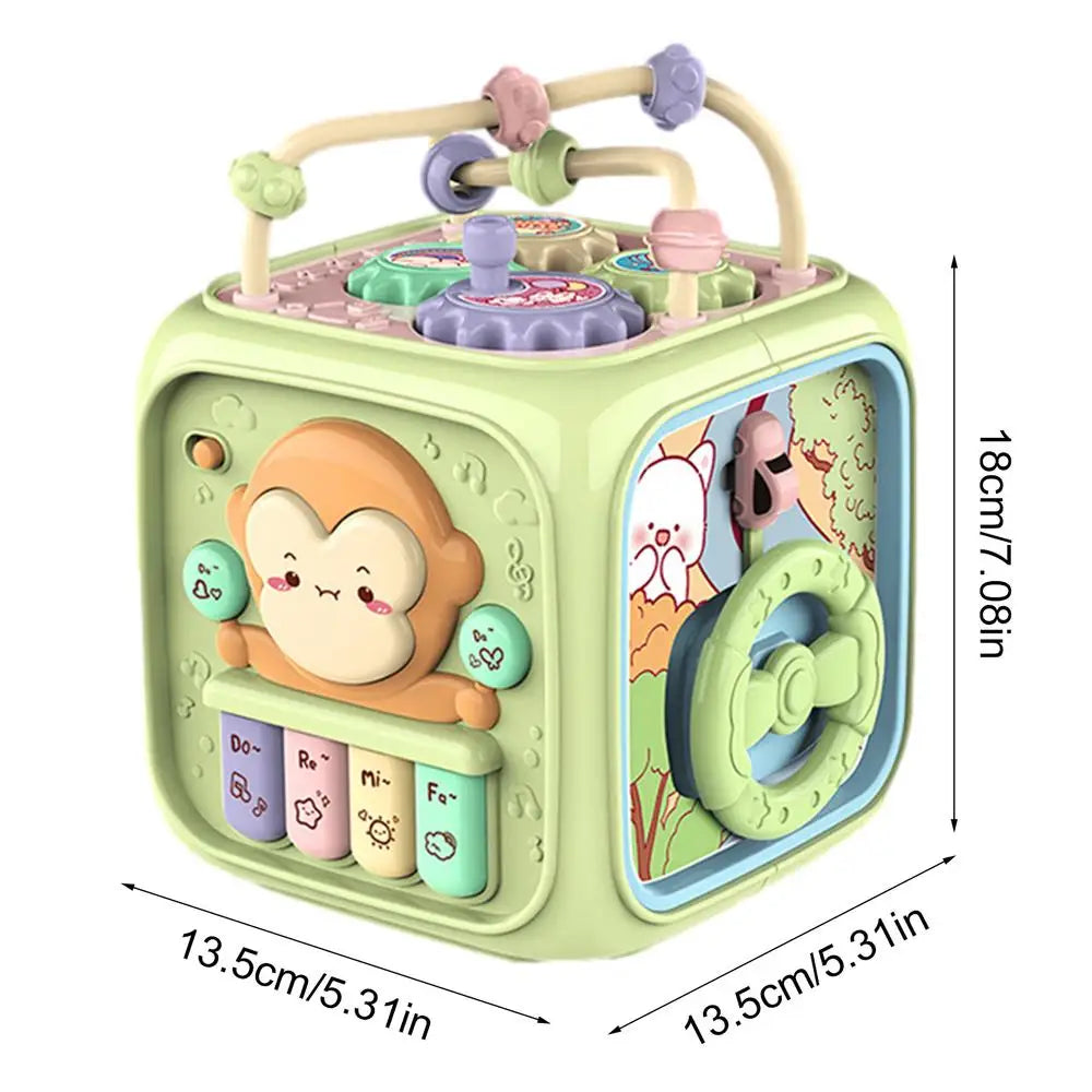 6 In 1 Toddler Educational Shape Sorter Musical Toy