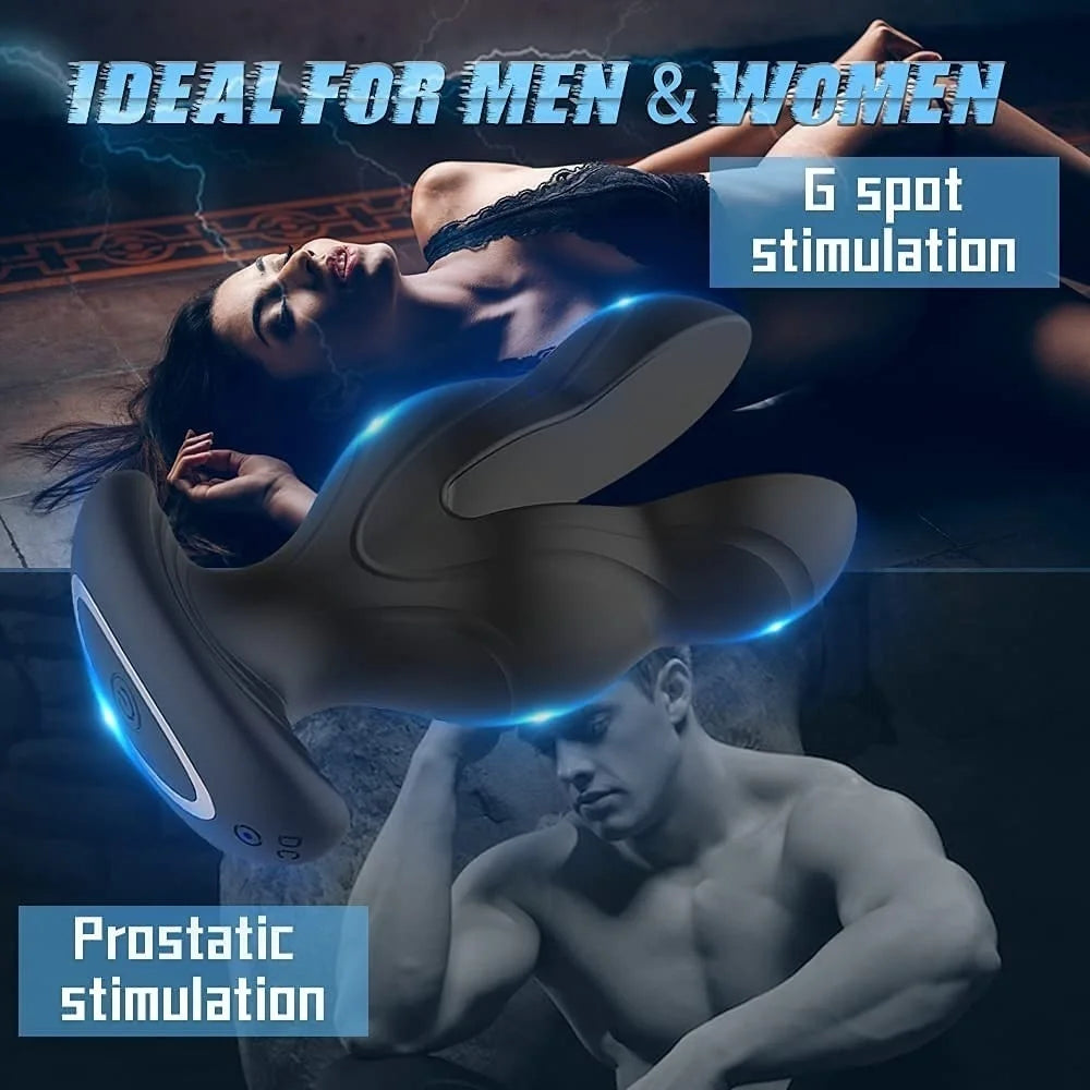 Wireless Remote Anal Vibrator Prostate Massager Butt Plug