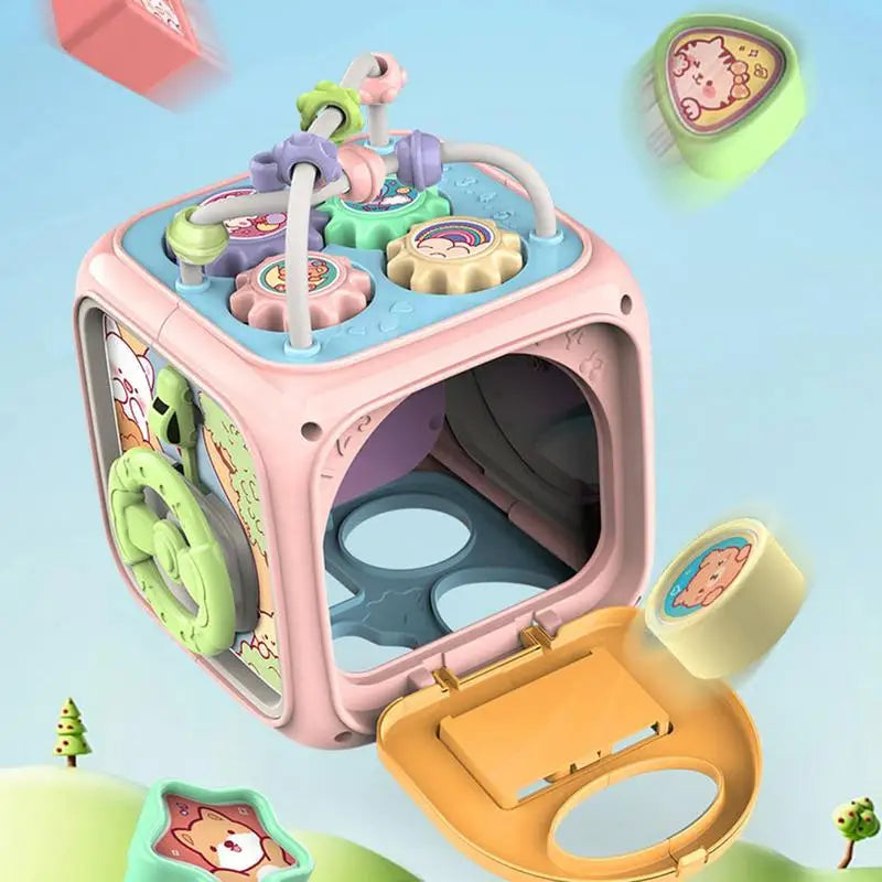 6 In 1 Toddler Educational Shape Sorter Musical Toy