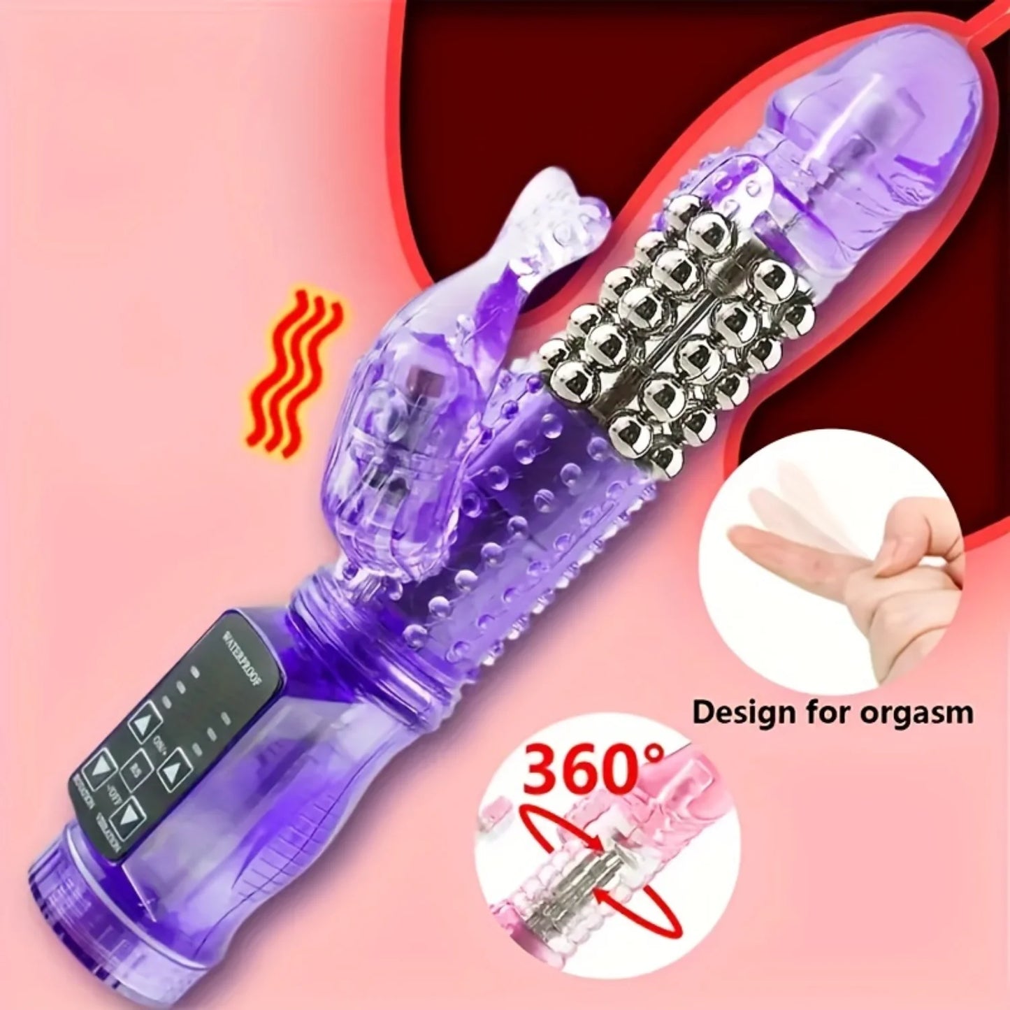 Luxury Dual Head Rabbit Vibrator Twelve Speeds G Spot