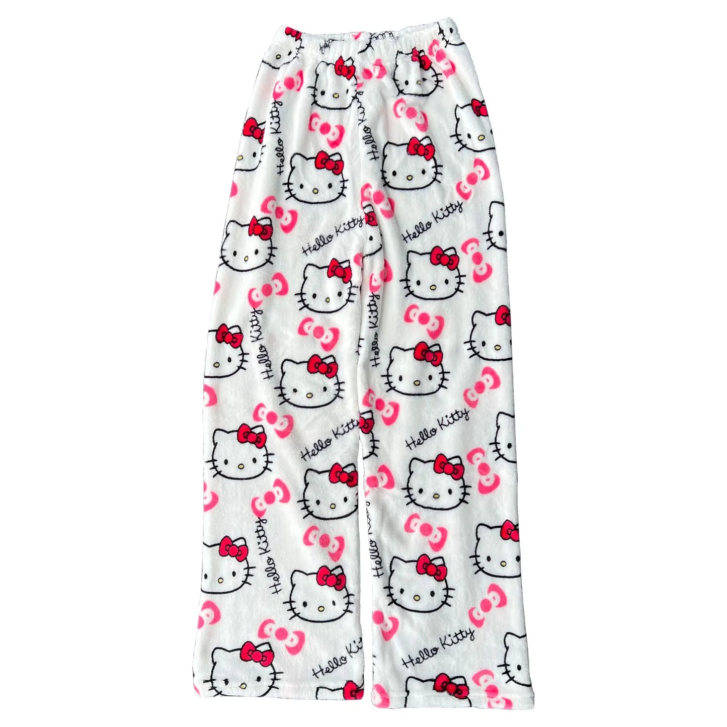 Y2K Hello Kitty Pajamas Pants Sanrio Anime Women's Sleepwear