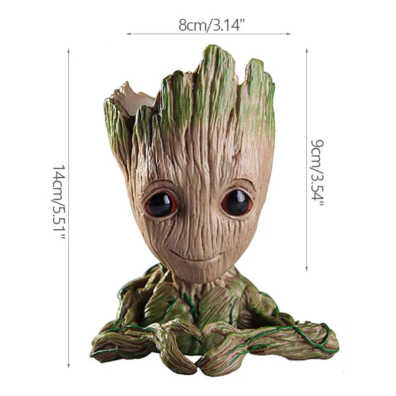 MINISO Groot Flower Pot Ornament Modern Art Vase For Living Room Decor