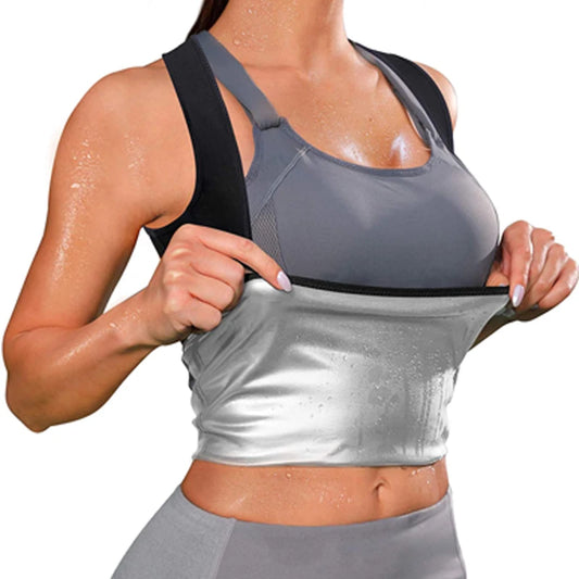 Women Sauna Tank Tops Sweat Body Shaper Vest Shapewear