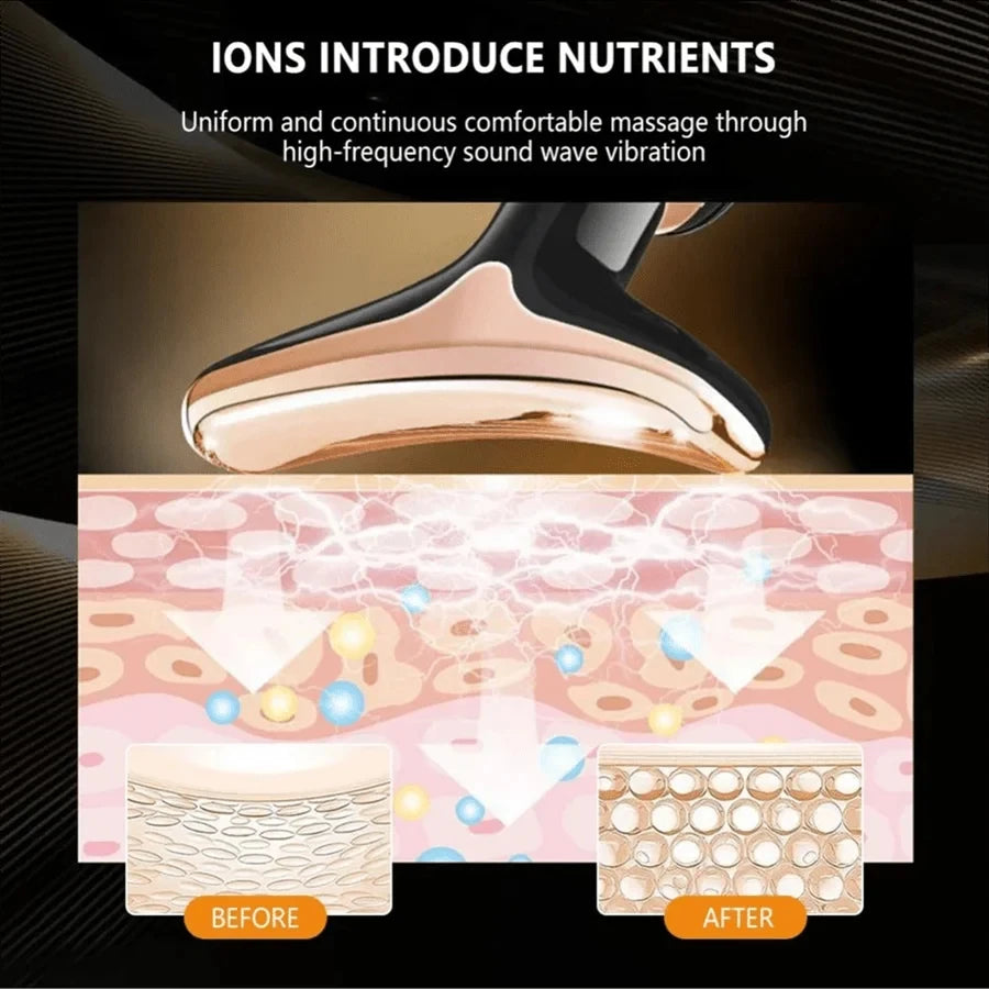 Portable Anti Wrinkle Double Chin Universal Electric Face Firming Massager