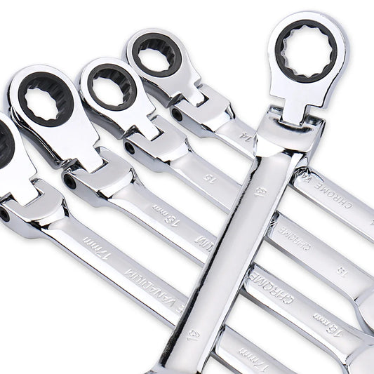 Ratchet Wrench of Keys Spanner Set Hand Tool 72-Tooth Ratchet