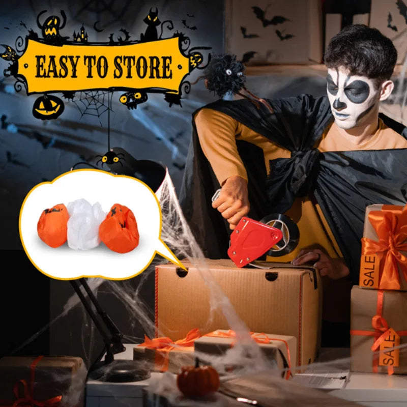 11.8Ft Pumpkin Spider Ghost Halloween Decoration With LEDs