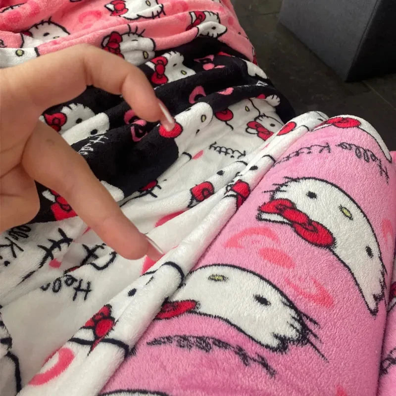 Y2K Hello Kitty Pajamas Pants Sanrio Anime Women's Sleepwear
