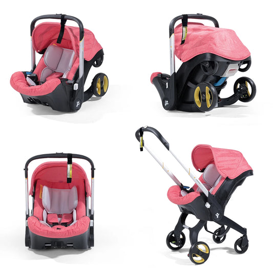 Lightweight Baby Stroller With Adjustable Handle For Travel
