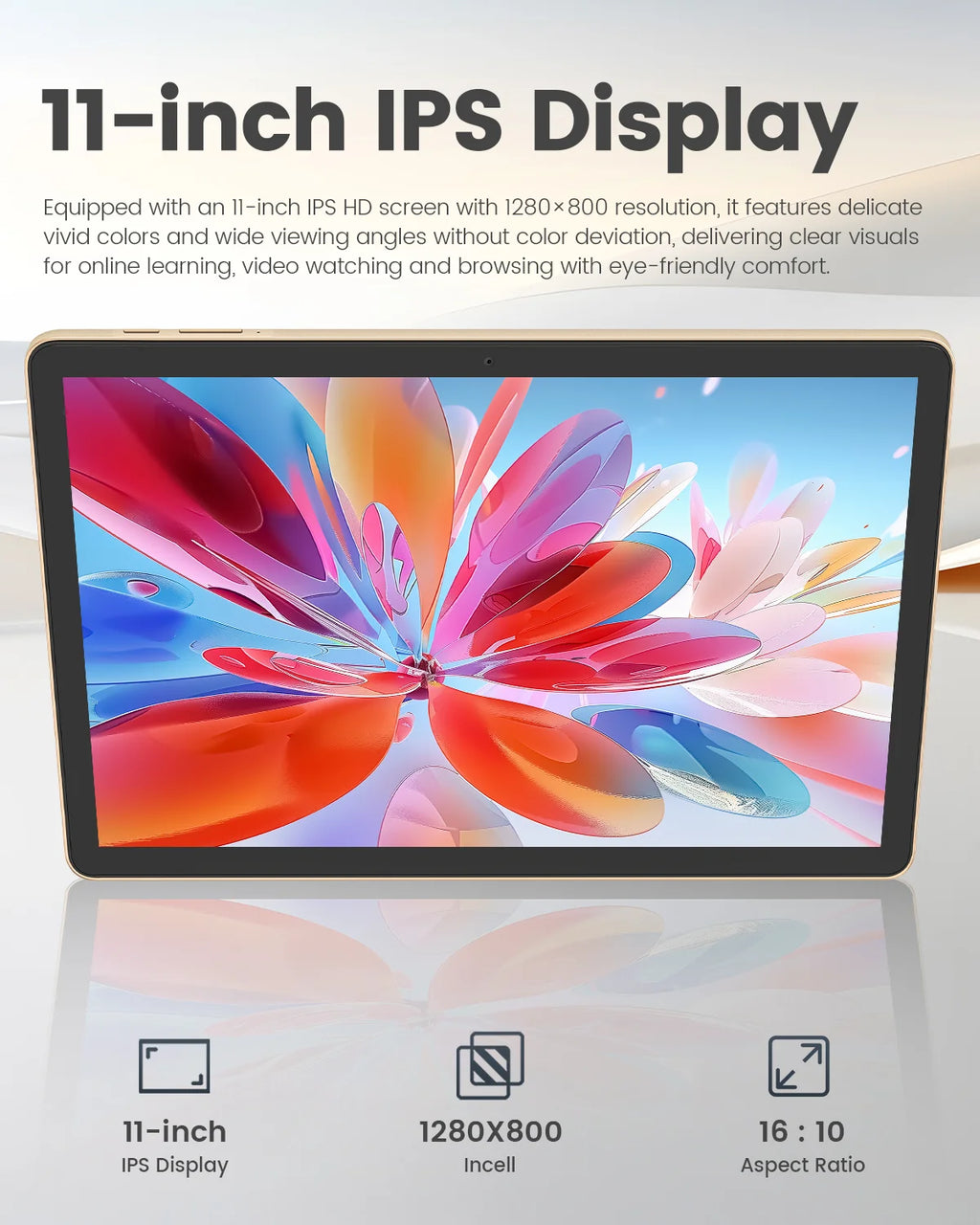 ANRY C95 11 Inch Android 15 Tablet Octa Core 20GB RAM 128GB ROM 5G WiFi 6