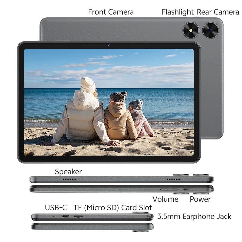 SVITOO Tablet 2026 Android 16 10.1 Inch IPS HD Unisoc T7250 4GB RAM 128GB ROM