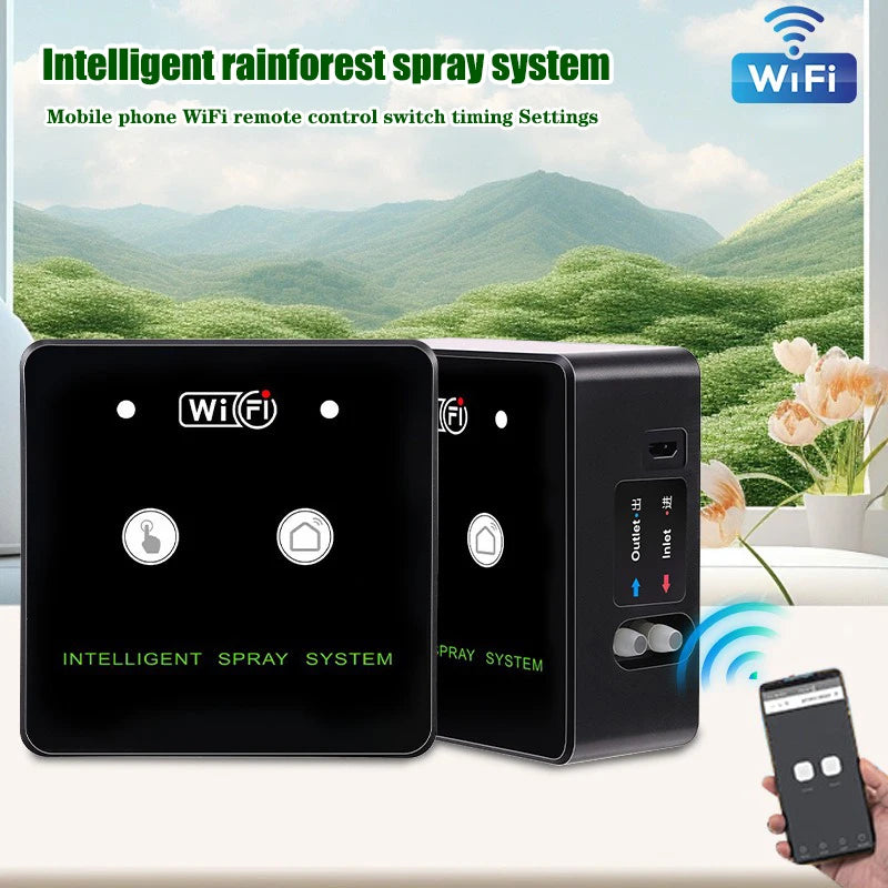 Rainforest Sprayer WiFi Control Automatic Mist System Kit