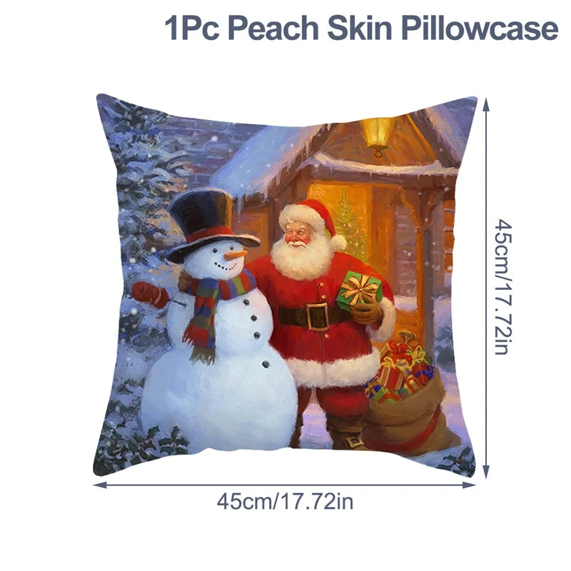 Christmas Cushion Cover For Home Decor 2025 2026 Pillowcase