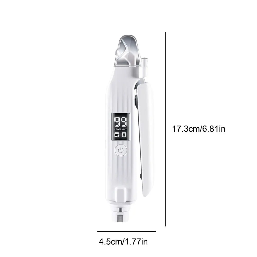 2 in 1 Electric Pet Nail Trimmer with LED Lights for Dogs and Cats