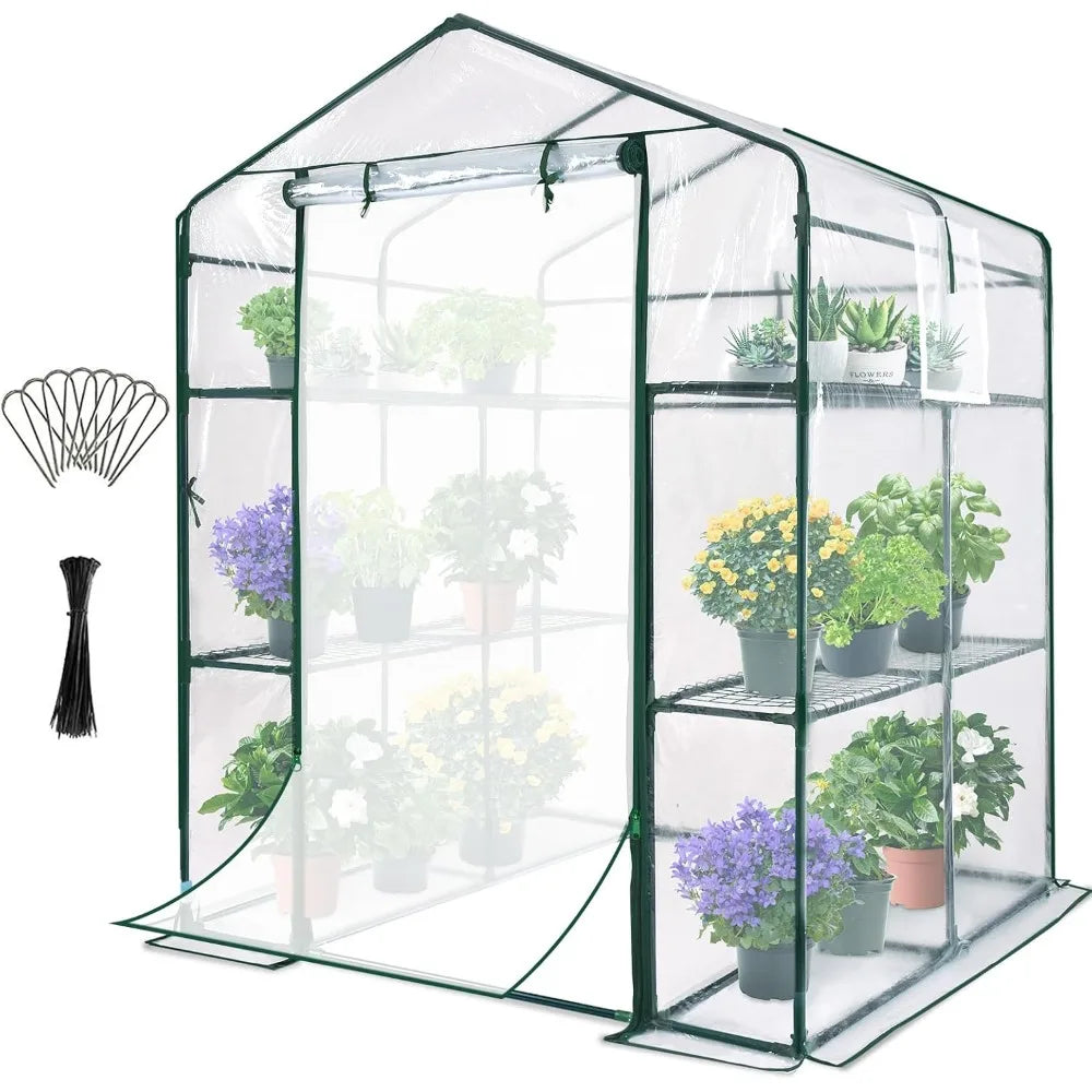 Quictent Greenhouse for Outdoors, Portable Heavy Duty Walk-in Greenhouse