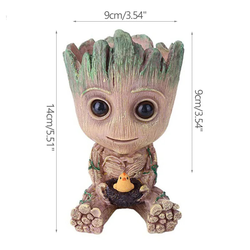 MINISO Groot Flower Pot Ornament Modern Art Vase For Living Room Decor