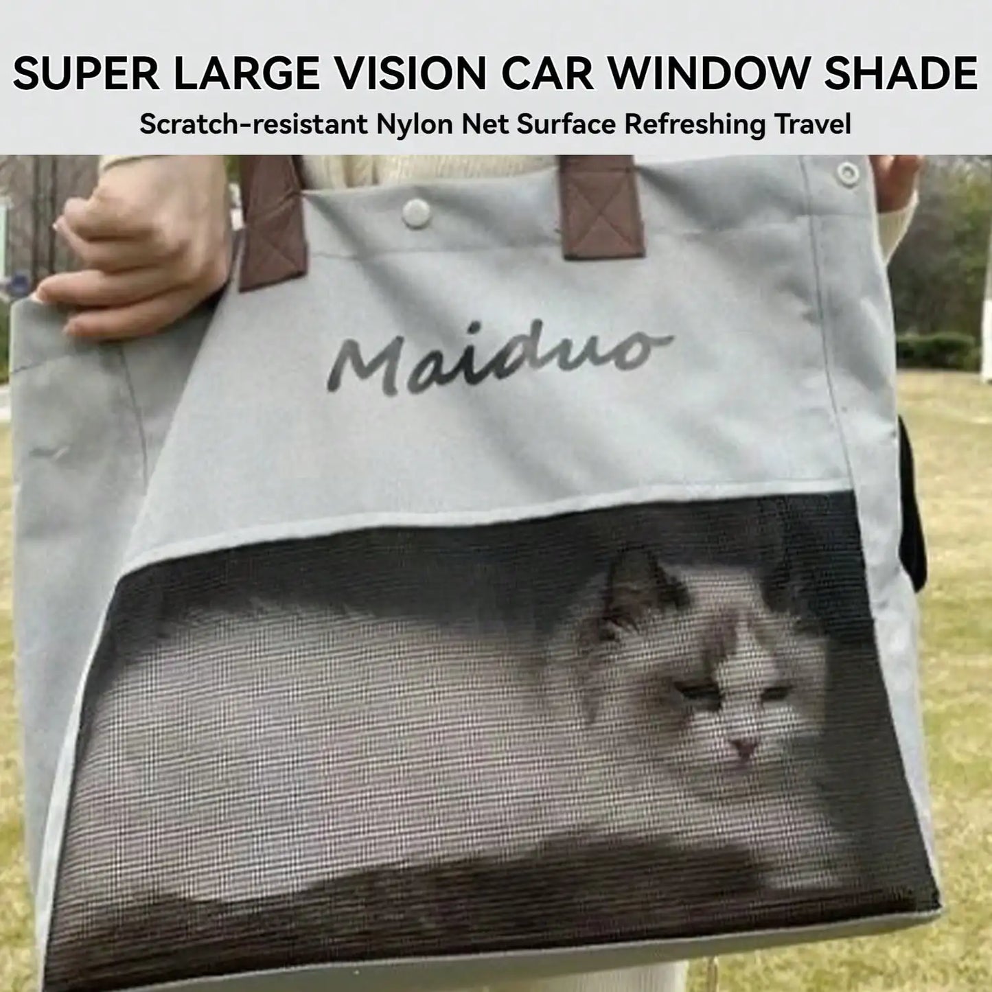 Cat Carrier, Small Dog Carrier Tote Breathable Mesh Pet Carrier Bag Soft Sided Adjustable & Foldable Kitten Travel Bag