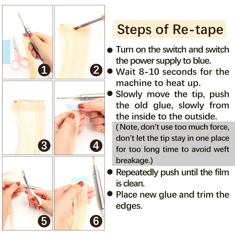 Plug In Electric Tape Remover No Battery 5V 2A With Flat Soldering Tip