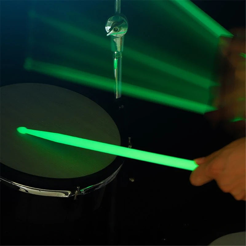 5A Luminous Drum Stick Nylon Fluorescent Drumsticks Glow in The Dark