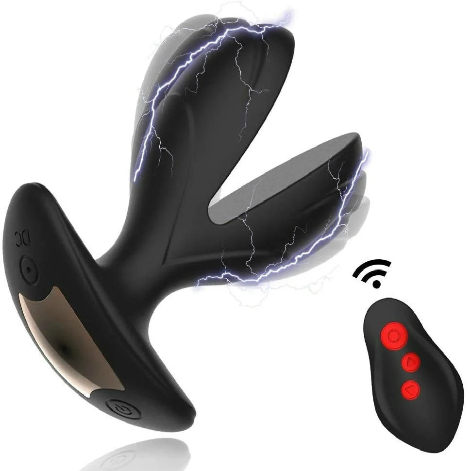 Wireless Remote Anal Vibrator Prostate Massager Butt Plug