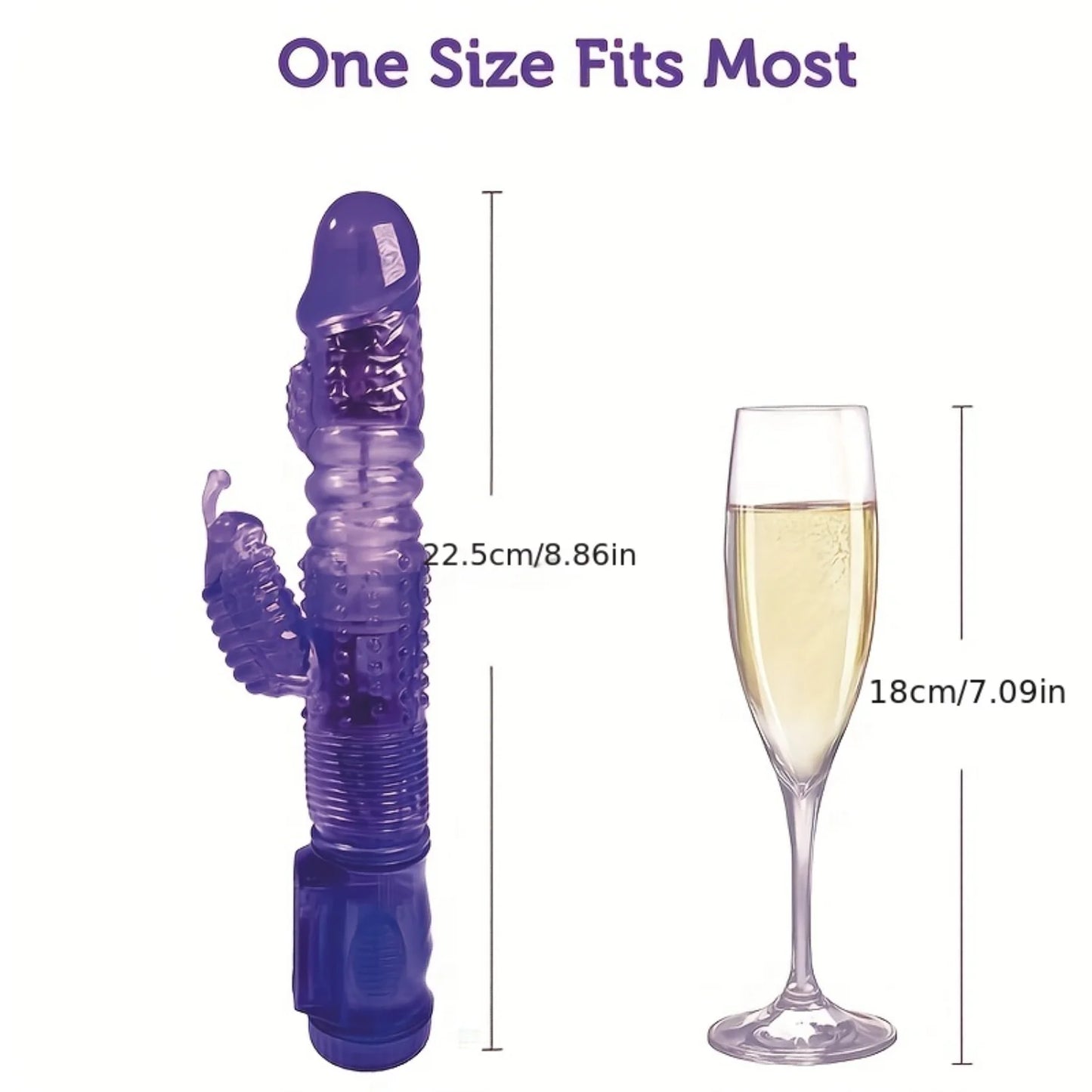 Luxury Dual Head Rabbit Vibrator Twelve Speeds G Spot