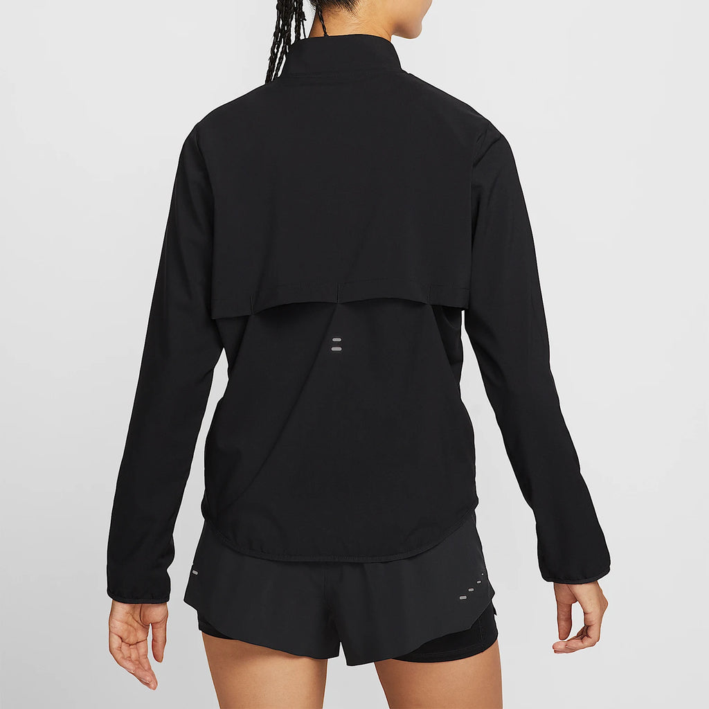 Nike Dri Fit Womens Lightweight Woven Running Jacket Stand Up Collar HV2648010