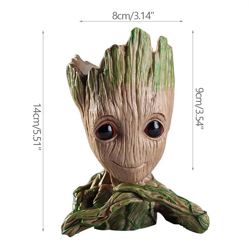 MINISO Groot Flower Pot Ornament Modern Art Vase For Living Room Decor