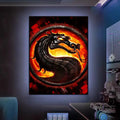 Mortals K Kombat Video Game Poster HD Waterproof Wall Art Self Adhesive Decor